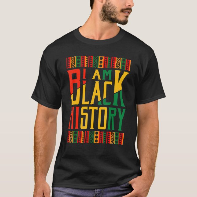 Camiseta I Am Black History Groovy Retro Black History Mont (Anverso)