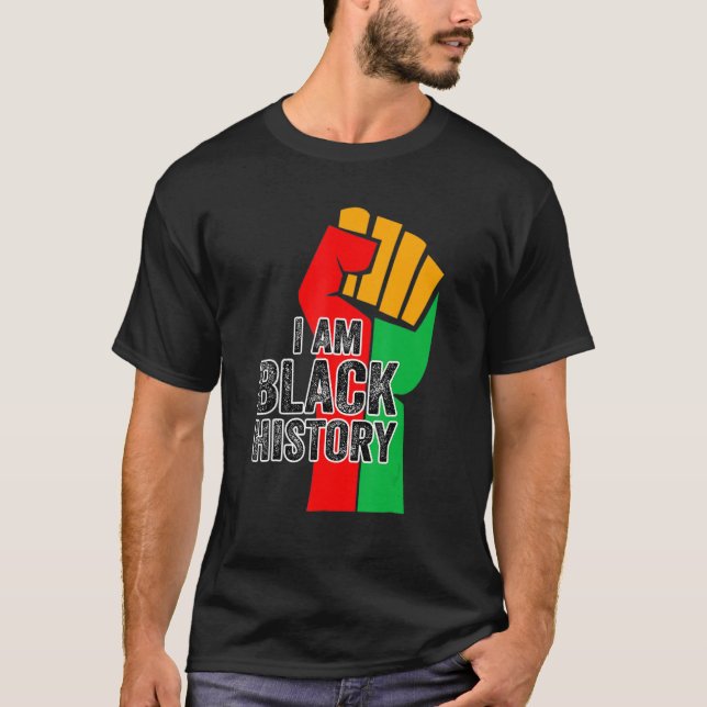 Camiseta I Am Black History Month African American Pride Ce (Anverso)
