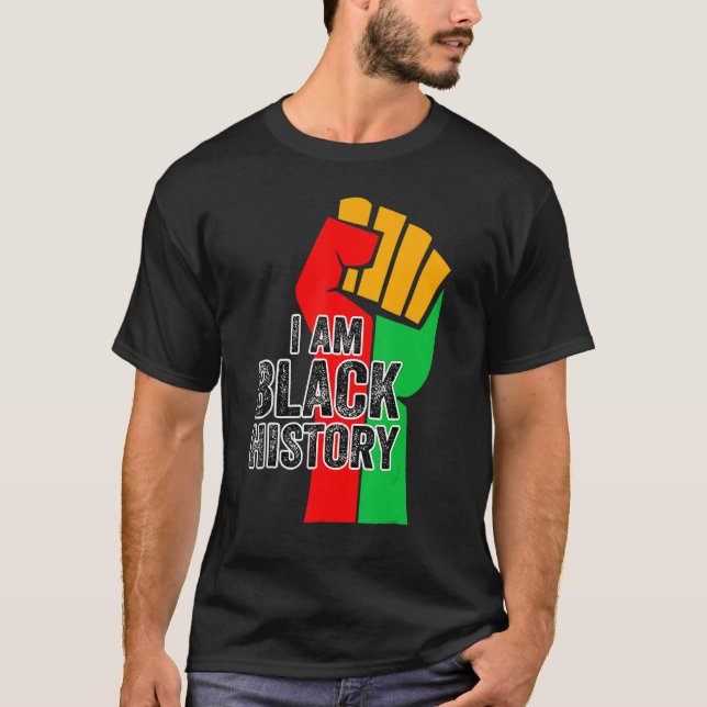 Camiseta I Am Black History Month African American Pride Ce (Anverso)
