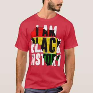 Camiseta I Am Black History Month Celebration African Ameri