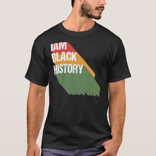 Camiseta I Am Black Woman Black History Month Retro IAm Bla (Anverso)