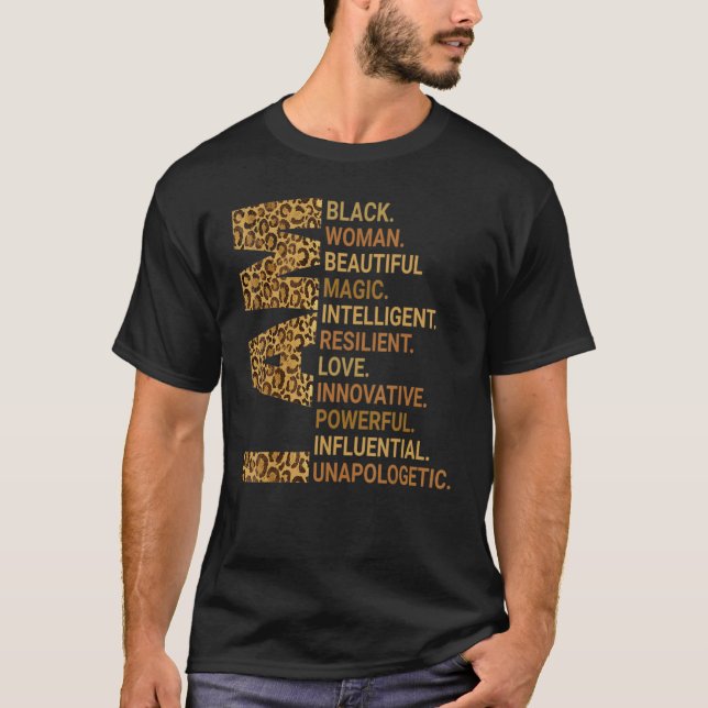 Camiseta I Am Black Woman Educated Melanin Black History Mo (Anverso)