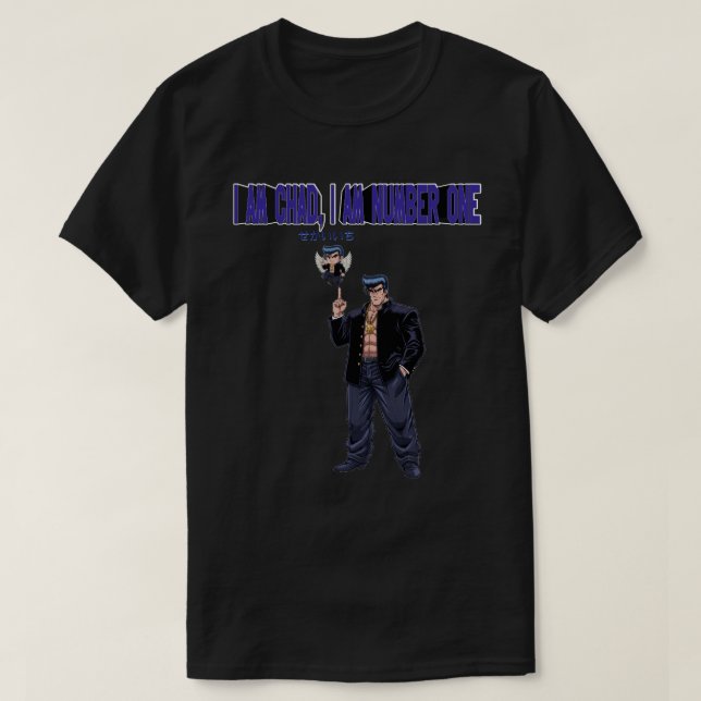 CAMISETA I AM CHAD, I AM NUMBER  ONE (Diseño del anverso)