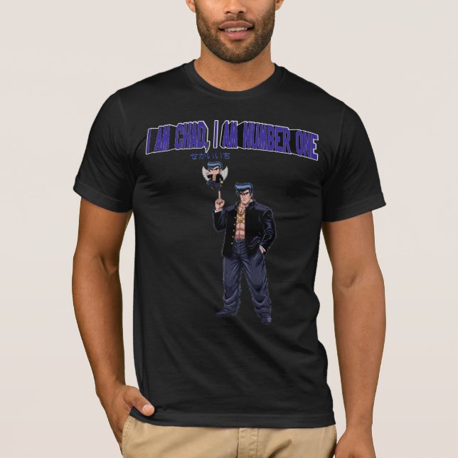 CAMISETA I AM CHAD, I AM NUMBER  ONE (Anverso)