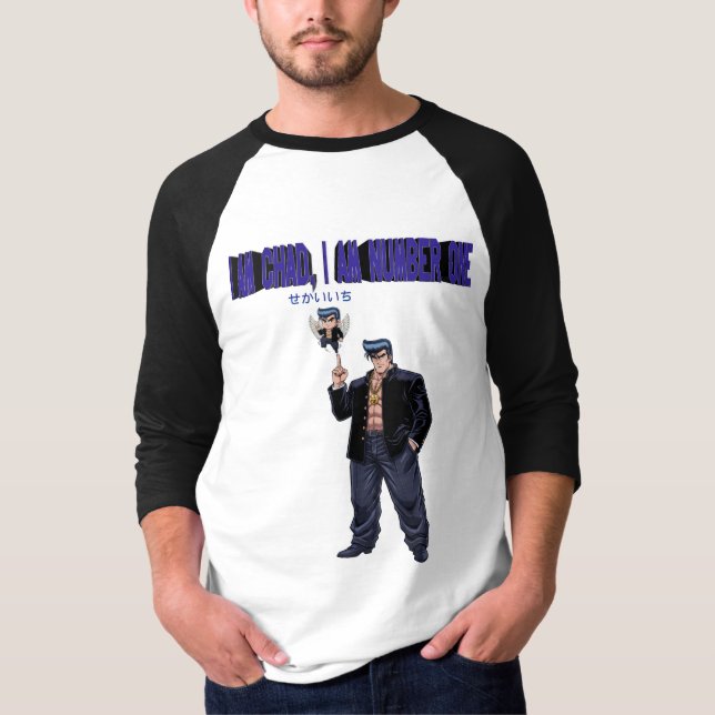 CAMISETA I AM CHAD, I AM NUMBER  ONE (Anverso)