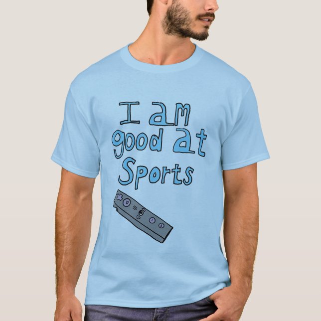 Camiseta I am good at sports (Anverso)
