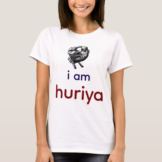 Camiseta i am huriya (Anverso)