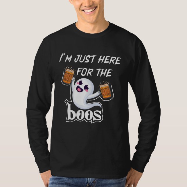 Camiseta I Am Just Here For The Boos Halloween Costume (Anverso)
