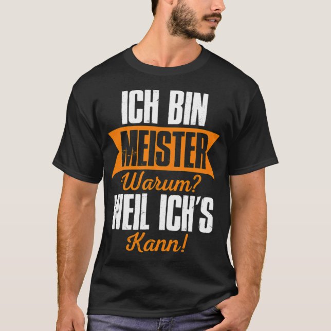 Camiseta I Am Master Why Because I bakery space cake donuts (Anverso)