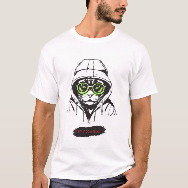 Camiseta i am not a thief  (Anverso)