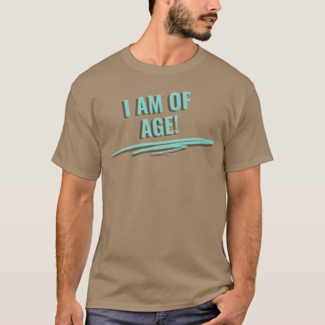 Camiseta I AM OF AGE 70s family (Anverso)