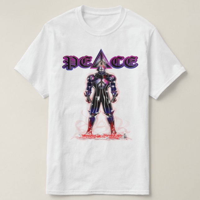 CAMISETA I AM PEACE (Diseño del anverso)