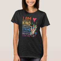 I am Powerful Kind Confident Beautiful Strong Capa