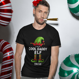 Camiseta I am The Cool Daddy Elf Funny Elf