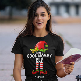 Camiseta I am The Cool Mommy Elf Funny Elf