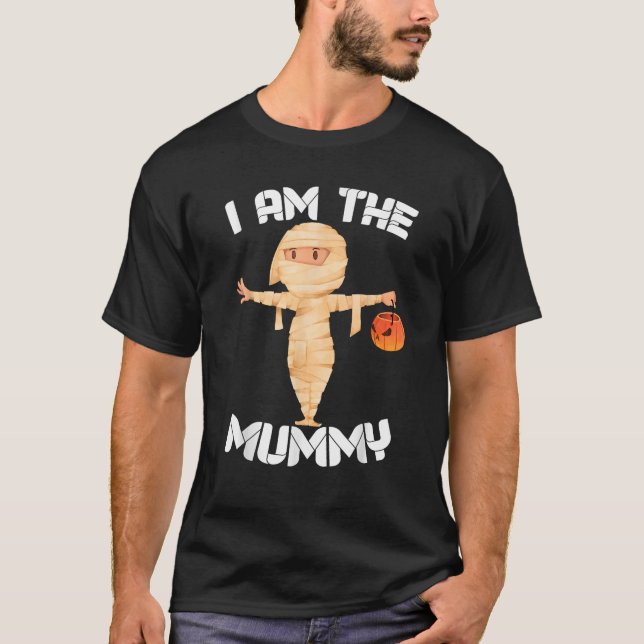 Camiseta I Am The Mummy Matching Halloween Costume Mom  (Anverso)