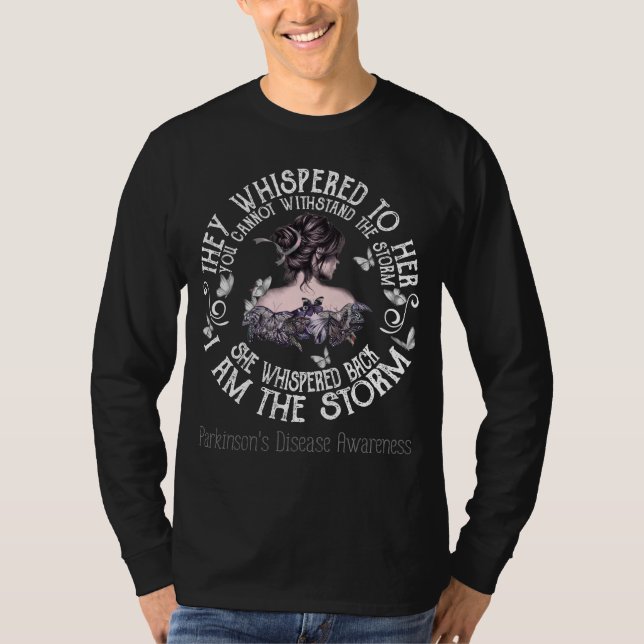 Camiseta I Am The Storm Parkinson's Disease Awareness (Anverso)