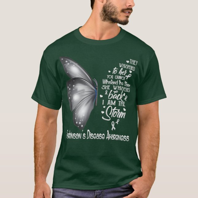 Camiseta I am the storm Parkinsons Disease Awareness (Anverso)