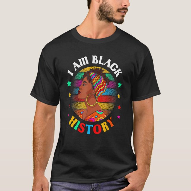 Camiseta I Am The Strong African Queen Girls Black History  (Anverso)