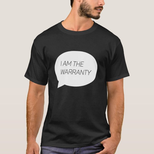 Camiseta I AM THE WARRANTY   Car Mechanic Car  Enthusiast 1 (Anverso)