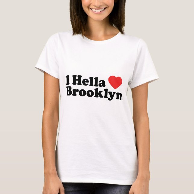 Camiseta I amor Brooklyn de Hella (Anverso)