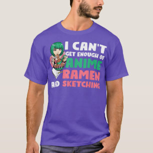 Camiseta I Anime Ramen Y Esbozo Anime Merch426