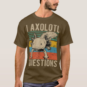 Camiseta i aolotl pregunta a los niños jóvenes adultos retr