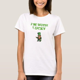 Camiseta i' m con afortunado, estoy CON AFORTUNADO