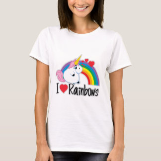 Camiseta I arco iris del corazón