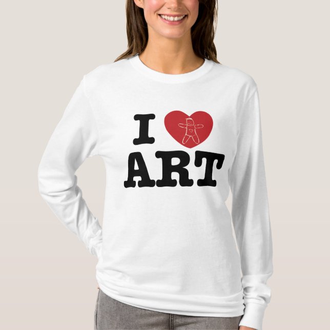 Camiseta I ARTE del corazón (Anverso)