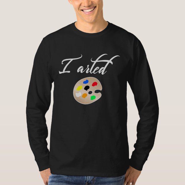 Camiseta I arted with Palette Graphic Kids Painter (Anverso)