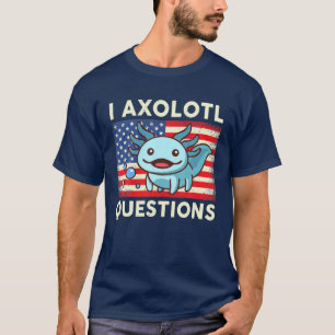 Camiseta I Axolotl cuestiona a los niños Salamander America
