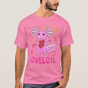Camiseta I Axolotl cuestiona a los niños Salamander Plush F
