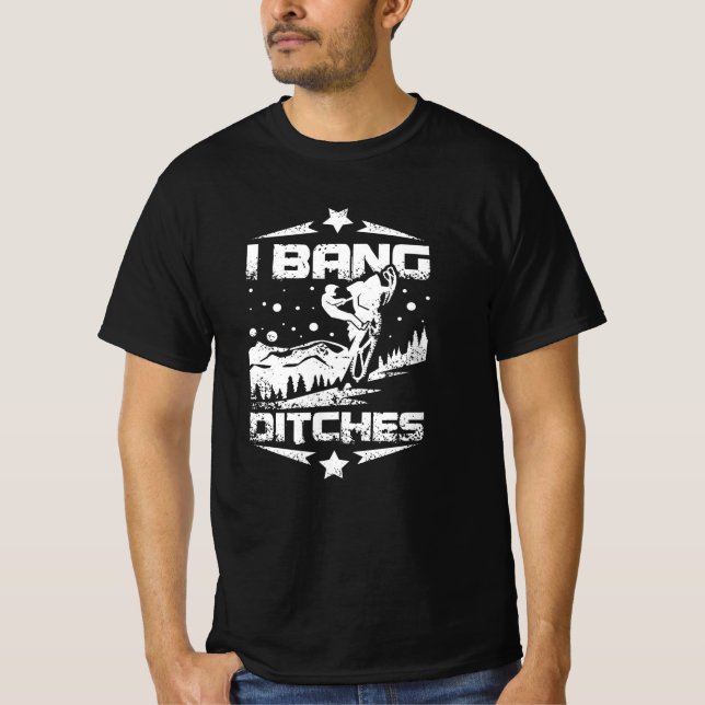 Camiseta I Bang Ditches Snowmobile (Anverso)