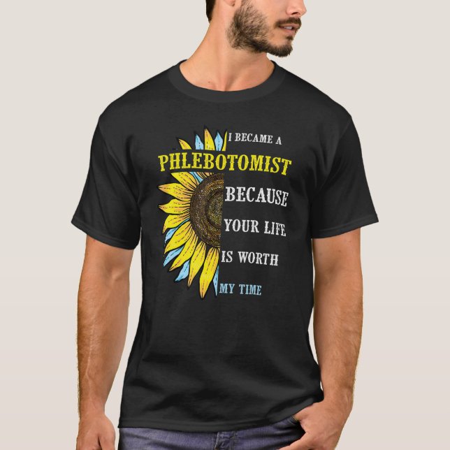 Camiseta I Became Phlebotomist   Phlebotomy Technician Nurs (Anverso)
