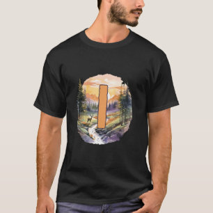 Camiseta I Big Letter Forest Wild Trek Senking