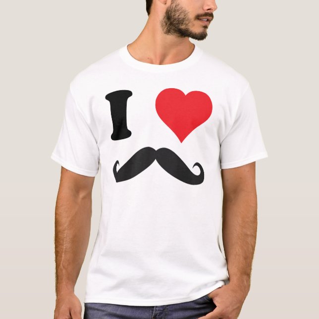 CAMISETA ¡I BIGOTE DEL CORAZÓN! (Anverso)