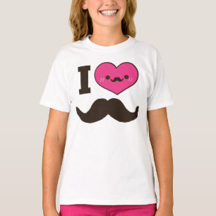 Camiseta I bigotes del corazón