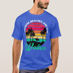 Camiseta I Browse Beaches and Surf Walton Surfing Florida S