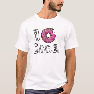 Camiseta I buñuelo rosado mordido cuidado del buñuelo