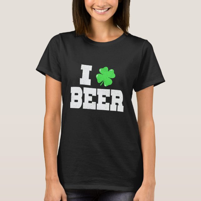 Camiseta I C Beer St Patricks Day Irish Pats Sarcastic (Anverso)