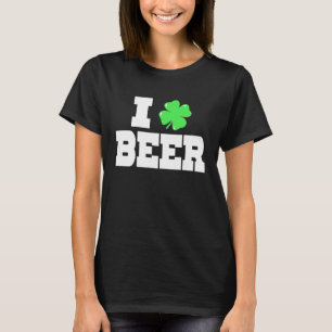 Camiseta I C Beer St Patricks Day Irish Pats Sarcástico