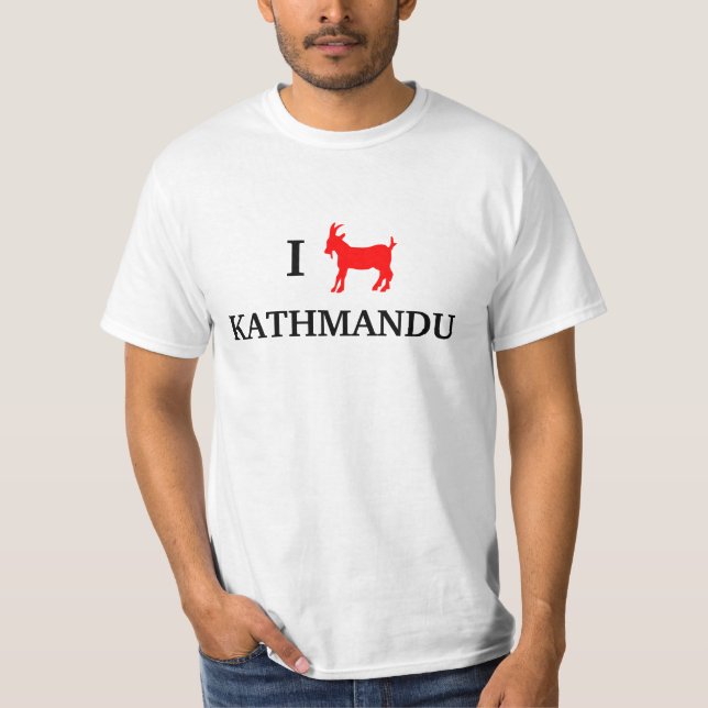 Camiseta I cabra Katmandu (Anverso)