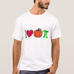 Camiseta I calabaza pi del corazón