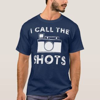 Camiseta I call the shots White Graphic