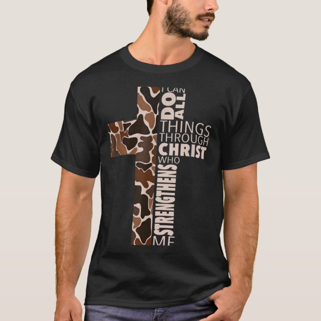 Camiseta I Can Do All Things Through Christ Who Strengthens (Anverso)