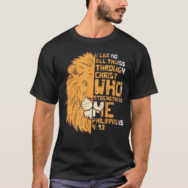 Camiseta I Can Do All Things Through Christ Who Strengthens (Anverso)