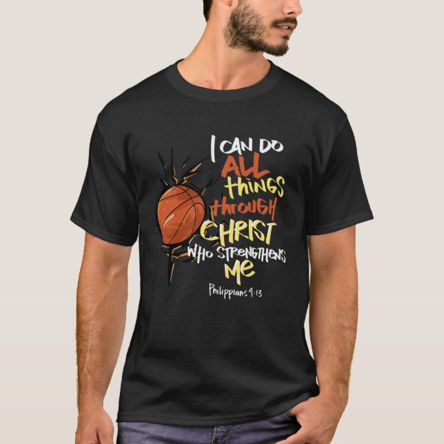 Camiseta I Can do all things through Christ who strengthens (Anverso)