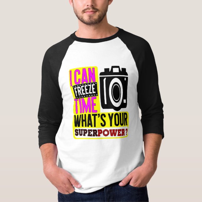 Camiseta i can freeze time (Anverso)