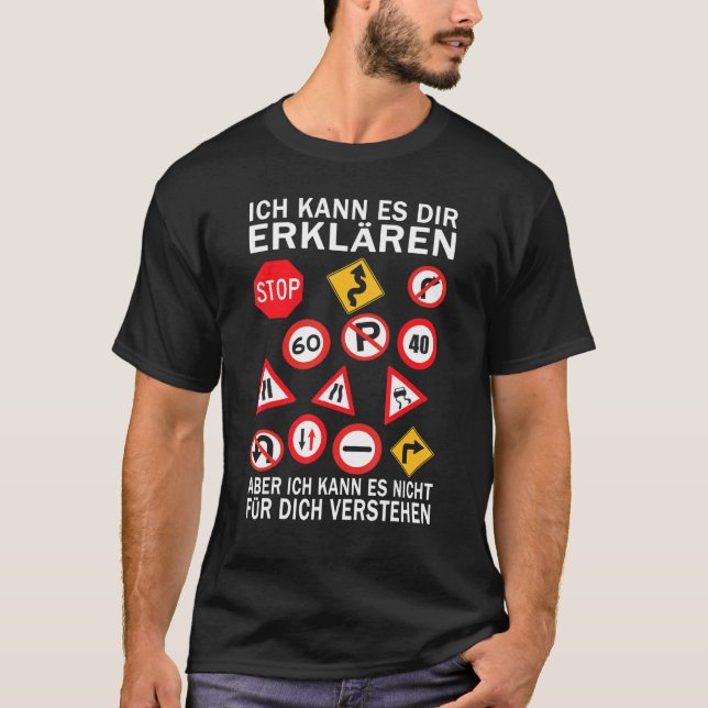 Camiseta I can tell you driving instructor driving school (Anverso)